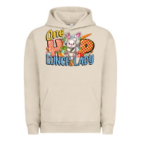Pigment French Oak one hip lunch lady easter day Urban Hoodie - FaDigitalArtStudio