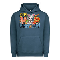 Pigment Midnight Navy one hip lunch lady easter day Urban Hoodie - FaDigitalArtStudio