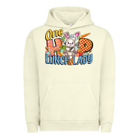 Pigment Pistachio one hip lunch lady easter day Urban Hoodie - FaDigitalArtStudio