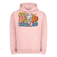 Pigment Salmon one hip lunch lady easter day Urban Hoodie - FaDigitalArtStudio