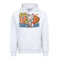 White one hip lunch lady easter day Urban Hoodie - FaDigitalArtStudio