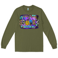 Army Green it's spooky season Long Sleeve Tee - JahusDesignShop