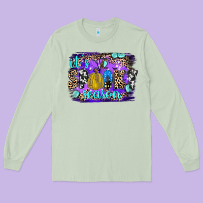 It's Spooky Season Long Sleeve Tee Designed By Jahusdesignshop