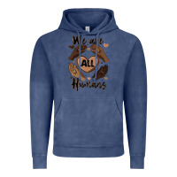 Vintage Denim we are all humans Vintage Hoodie - MaliasSmallBusiness