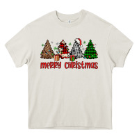 Cream merry christmas tree Heavy Core Tee - JahusDesignShop
