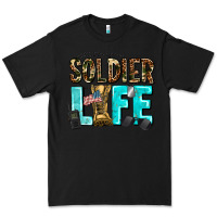 Black soldier  life Premium Tee - AdoDesignShop