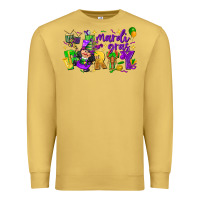 Antique Gold mardi gras party Premium Sweatshirt - CowGirlArtShop