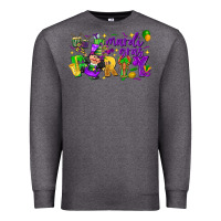 Charcoal Heather mardi gras party Premium Sweatshirt - CowGirlArtShop