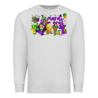 Dove Grey mardi gras party Premium Sweatshirt - CowGirlArtShop