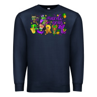 Navy mardi gras party Premium Sweatshirt - CowGirlArtShop