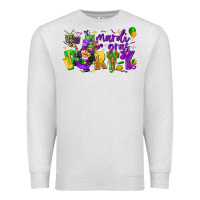 Oatmeal Heather mardi gras party Premium Sweatshirt - CowGirlArtShop