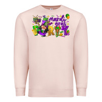 Pale Pink mardi gras party Premium Sweatshirt - CowGirlArtShop