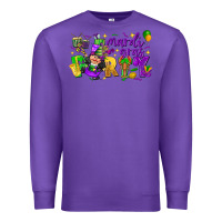 Purple mardi gras party Premium Sweatshirt - CowGirlArtShop
