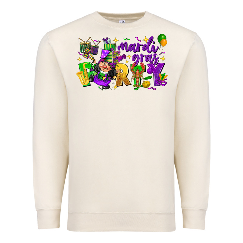 Mardi Gras Party Premium Sweatshirt by CowGirlArtShop | Teevron