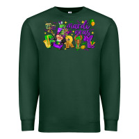 Sports Green mardi gras party Premium Sweatshirt - CowGirlArtShop