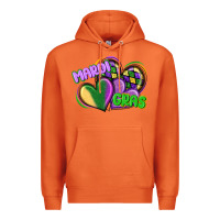 Carrot mardi gras heart Premium Hoodie - CowGirlArtShop