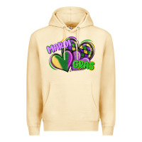 Pina Colada mardi gras heart Premium Hoodie - CowGirlArtShop