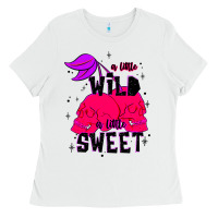 White a little wild a little sweet Ladies Tee - JahusDesignShop