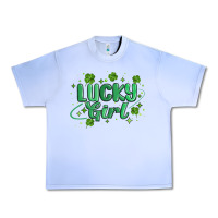 Grape Ice lucky girl Urban Heavy Tee - MaliasSmallBusiness