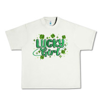 Pistachio lucky girl Urban Heavy Tee - MaliasSmallBusiness