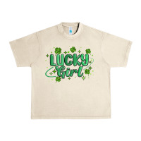 Sandshell lucky girl Urban Heavy Tee - MaliasSmallBusiness