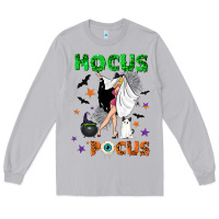 Moon Dust hocus pocus with witch Long Sleeve Tee - NancyCooperArtShop