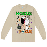 Mushroom hocus pocus with witch Long Sleeve Tee - NancyCooperArtShop