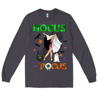 Smoke hocus pocus with witch Long Sleeve Tee - NancyCooperArtShop