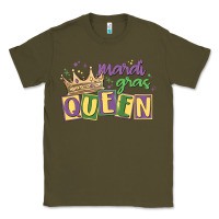 Army Green mardi gras queen Classic Tee - MaliasSmallBusiness