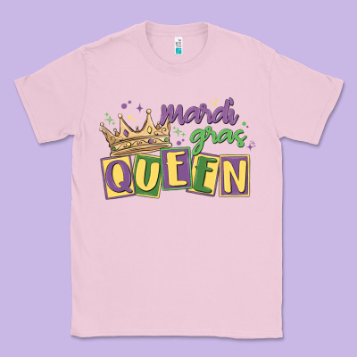 Mardi Gras Queen Classic Tee Designed By Maliassmallbusiness