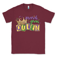 Burgundy mardi gras queen Classic Tee - MaliasSmallBusiness
