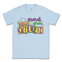 Dusty Blue mardi gras queen Classic Tee - MaliasSmallBusiness