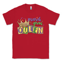 Red mardi gras queen Classic Tee - MaliasSmallBusiness
