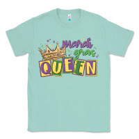 Seafoam mardi gras queen Classic Tee - MaliasSmallBusiness