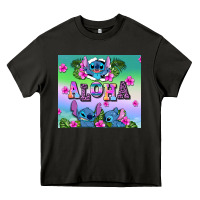 Asphalt aloha stitch Heavy Core Tee - AdoDesignShop