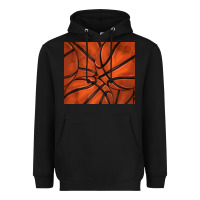 Black distressed basketball pattern Heavyweight Hoodie - TumblerDesignByShophia