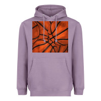 Lavender distressed basketball pattern Heavyweight Hoodie - TumblerDesignByShophia