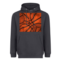 Smoke distressed basketball pattern Heavyweight Hoodie - TumblerDesignByShophia