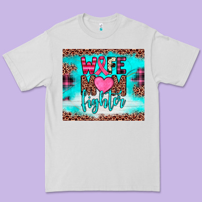 Wife Mom Fighter Tumbler Premium Tee Designed By Jahusdesignshop