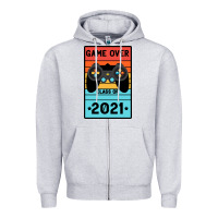 Heather Grey Game Over Class Of 2021 Zipper Hoodie - Bettercallsaul