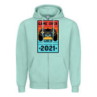 Seafoam Game Over Class Of 2021 Zipper Hoodie - Bettercallsaul