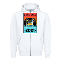 White Game Over Class Of 2021 Zipper Hoodie - Bettercallsaul
