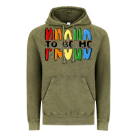 Vintage Olive proud to be me Vintage Hoodie - MaliasSmallBusiness