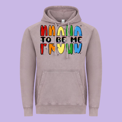 Proud To Be Me Vintage Hoodie Designed By Maliassmallbusiness
