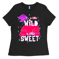 Black a little wild a little sweet Ladies Tee - JahusDesignShop