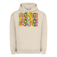 Pigment French Oak Easter Brushstrokes Urban Hoodie - BundleAndBundleShop