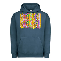 Pigment Midnight Navy Easter Brushstrokes Urban Hoodie - BundleAndBundleShop
