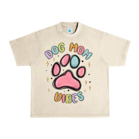 Sandshell dog mom vibes Urban Heavy Tee - MaliasSmallBusiness
