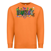 Carrot nurse mardi gras Premium Sweatshirt - CowGirlArtShop