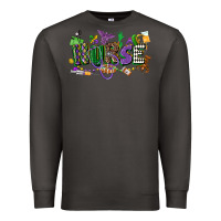 Smoke nurse mardi gras Premium Sweatshirt - CowGirlArtShop